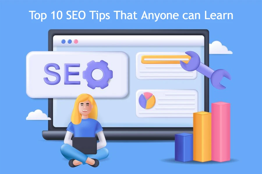 image illustrating top 10 seo tips